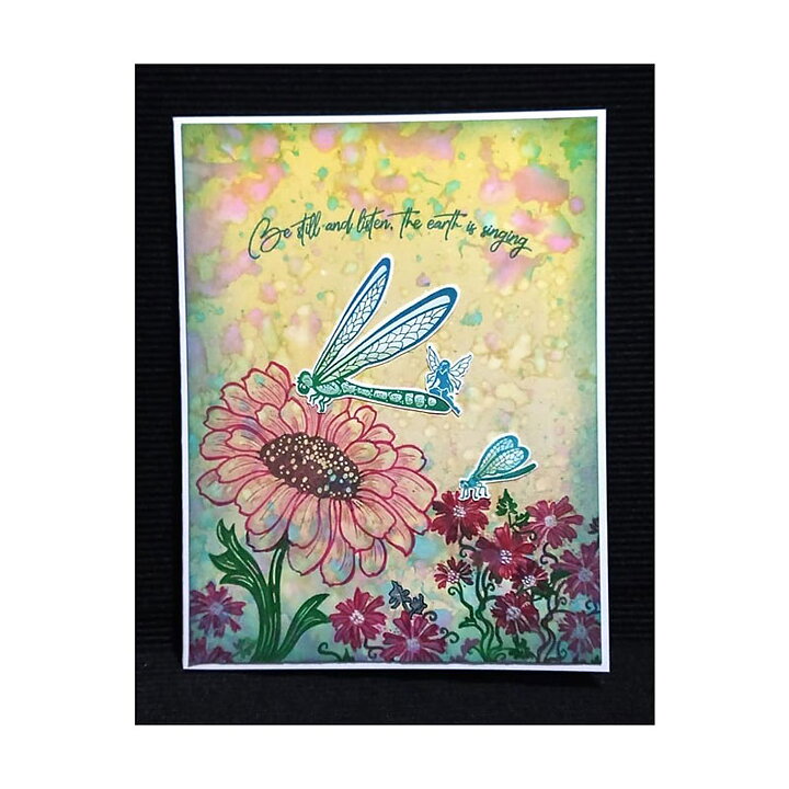 Fairy Hugs Clear Stamps - Sunflower