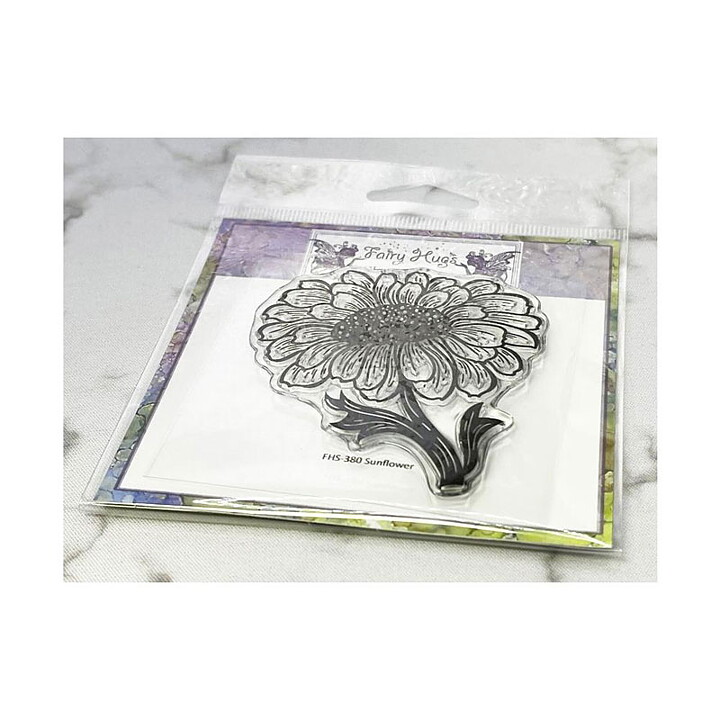 Fairy Hugs Clear Stamps - Sunflower