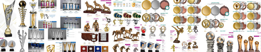 Troféer, gåvor, priser, medaljer, emblem. Bredaste sortimentet i branschen. (OBS! Minsta orderkvantitet 3 st)