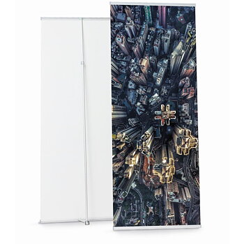 L-Banner Telescopic 85x160-220cm