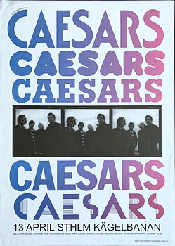 CAESARS - Stockholm 13 Apr Konsertaffisch (2005) 