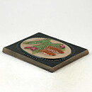 Aimo Nietosvuori (Landskapsblommor 1974) Rectangular Wall Plaque with Spruce Motif 17 cm  [Sample Images]
