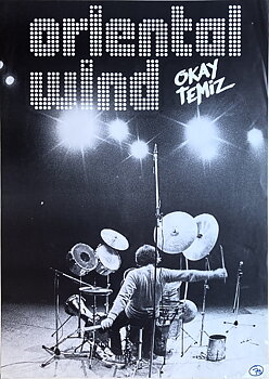 ORIENTAL WIND & OKAY TEMIZ - Svensk / Skandinavisk Turnéaffisch (circa 1977) 