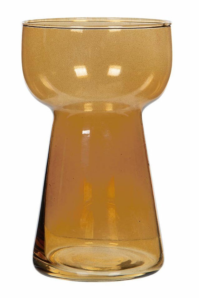 Hyacintvas - Lökvas - Glasvas - Amber  - 3