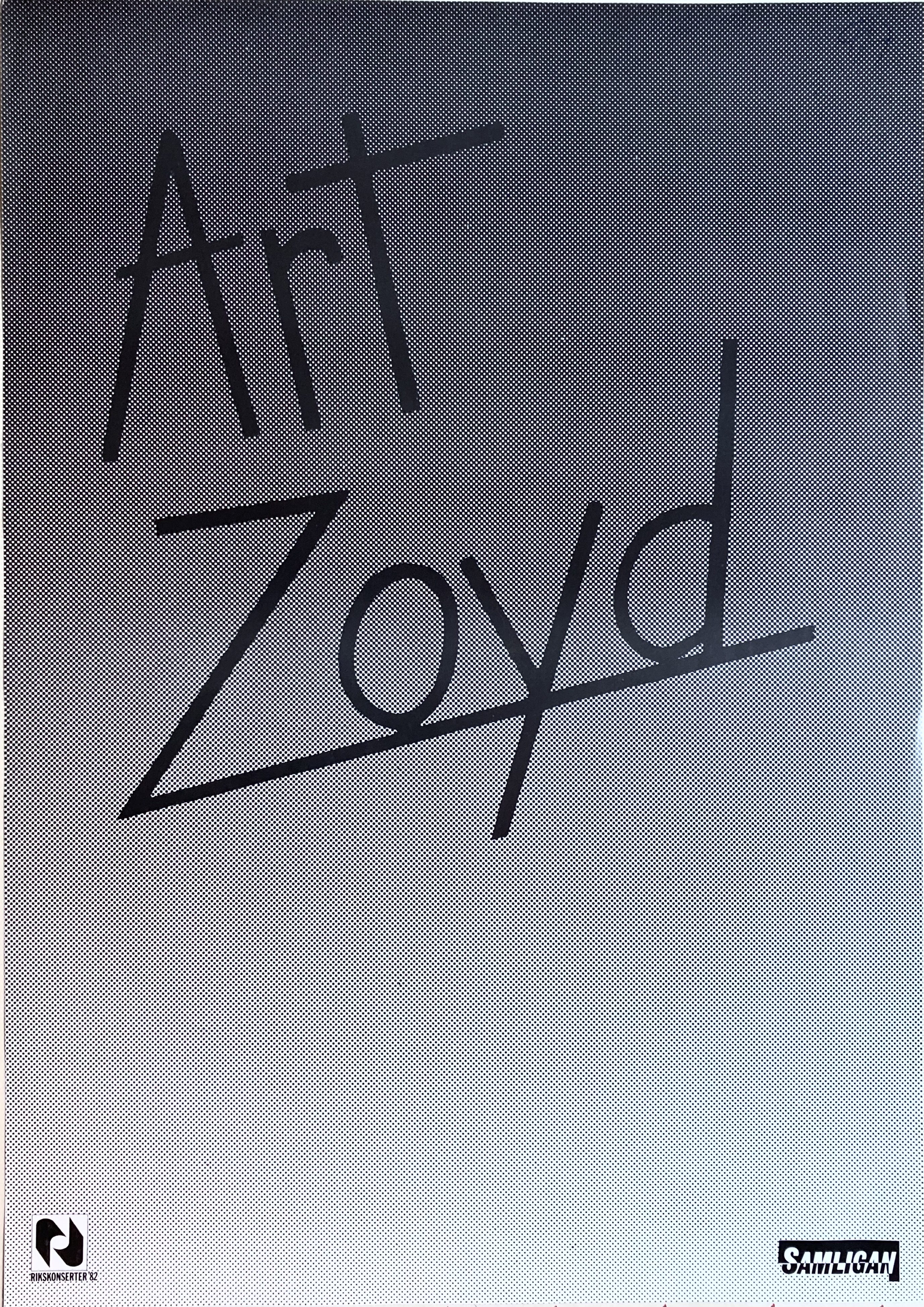 ART ZOYD - Swedish / Scandinavian TOUR poster (1982) 