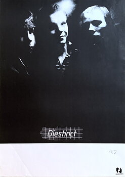 DIESTINCT - Svensk / Skandinavisk Turnéaffisch (1983) 