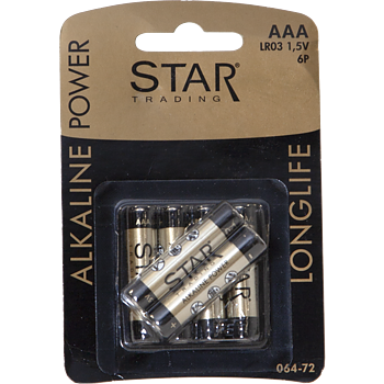 Star Trading BATTERI AAA 1,5V POWER ALKALINE