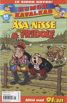 Humorkavalkad Åsa-Nisse & Lilla Fridolf nr 5 2022, 12 sidor kryss!