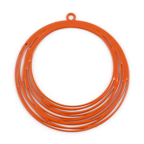 Charm Circle filigree, Orange