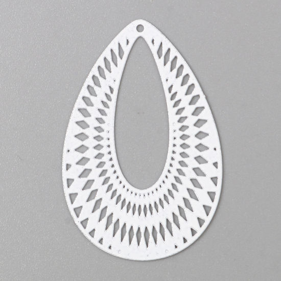 Berlock -  Droppe Filigree, Vit