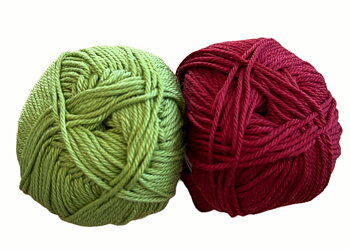 Mönster med garn till Rödbeta