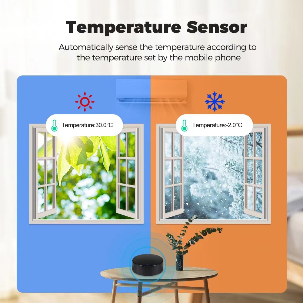 WiFi Termometer+IR med APP, inomhus - 16