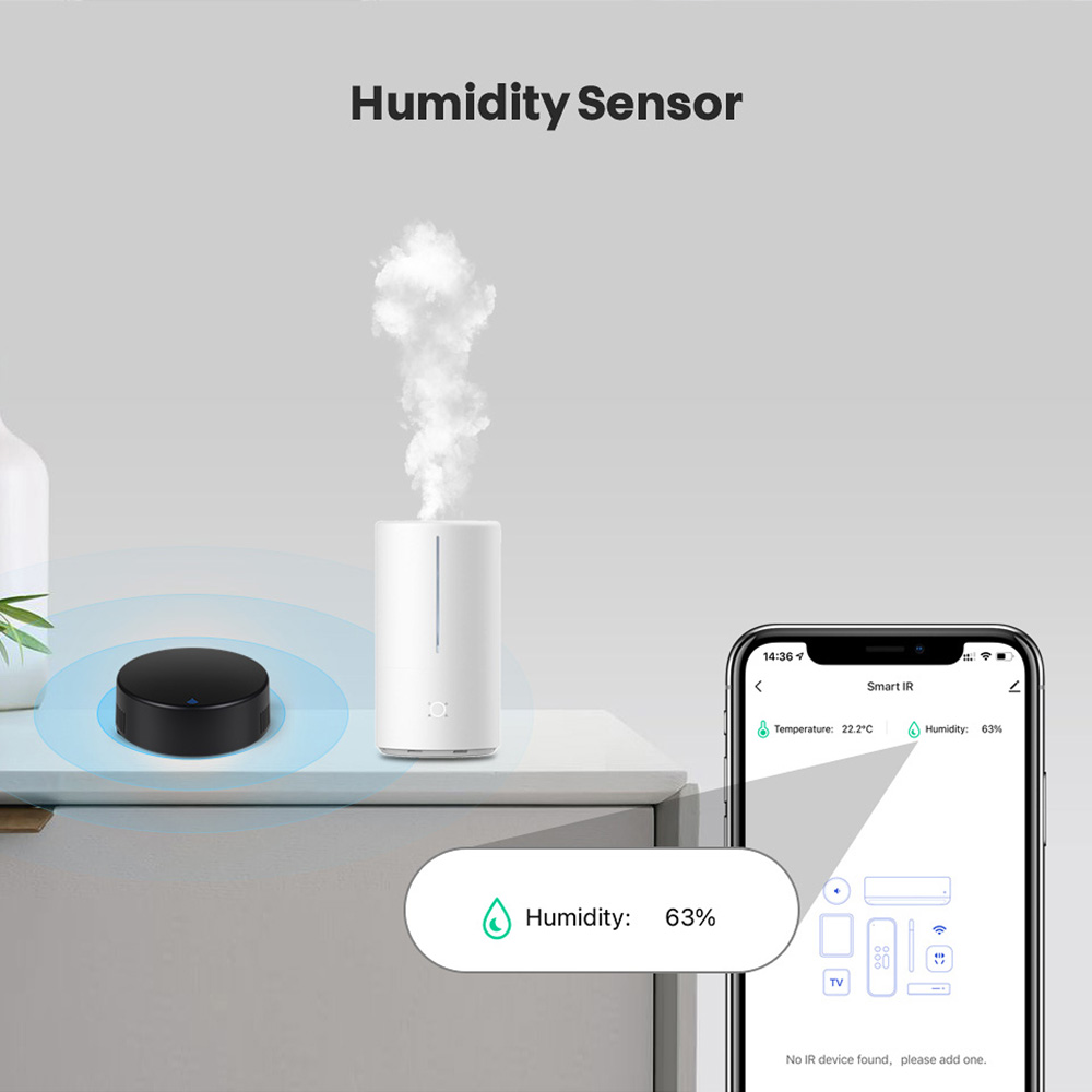 WiFi Termometer+IR med APP, inomhus - 19