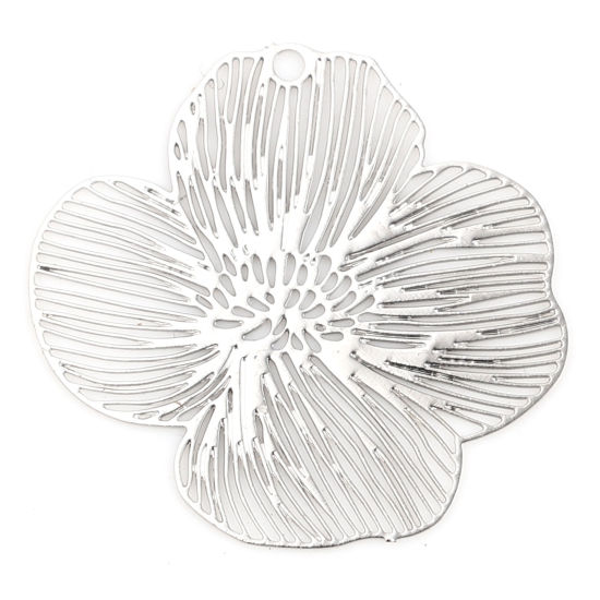 Charm FLower filifgree silver