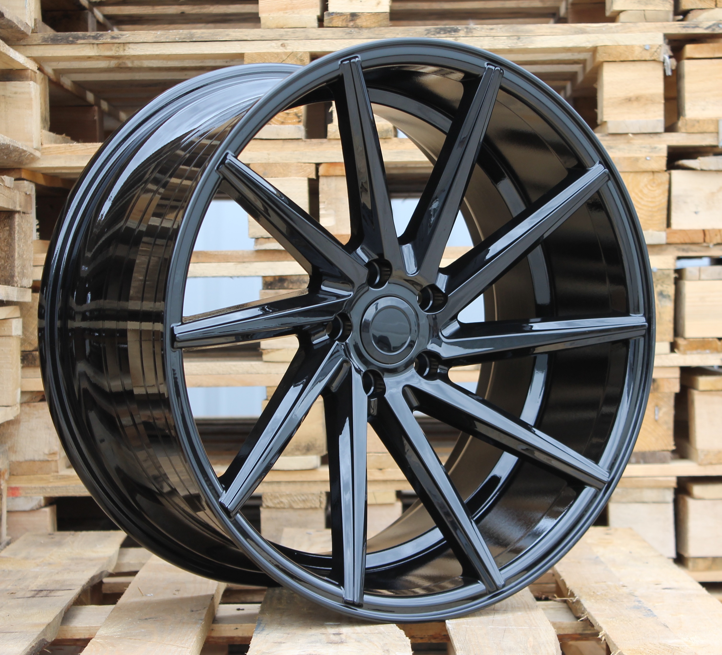 19" BL Racing Gloss Black 5/120