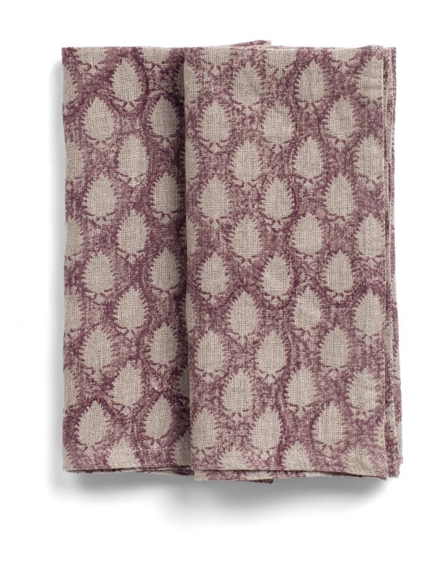Linneservetter - CYPRESS ROSE - Chamois - 2-pack