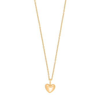 Siersbøl Hjärta halsband guld