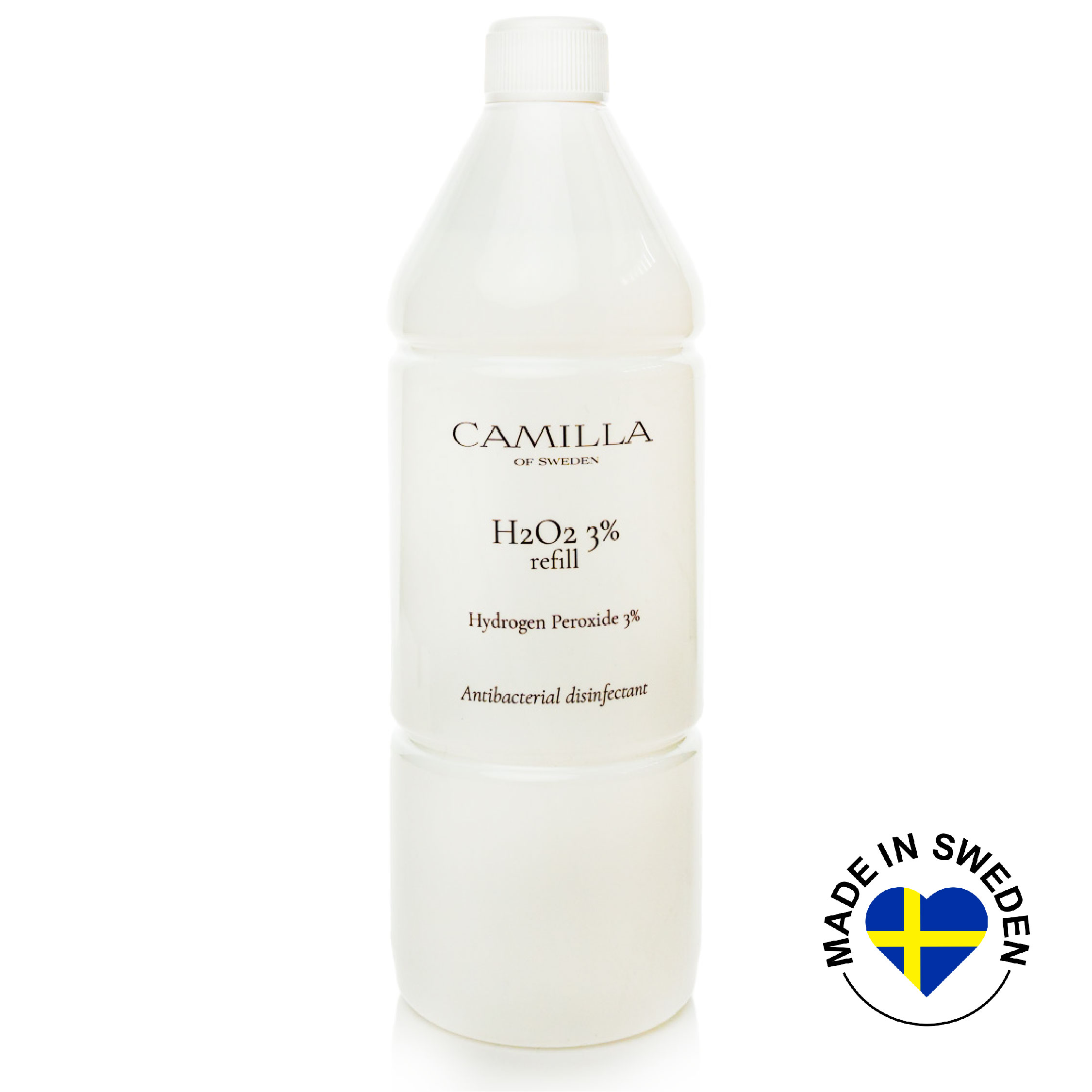 100% naturlig desinfektionsspray med 3% väteperoxid 1 L