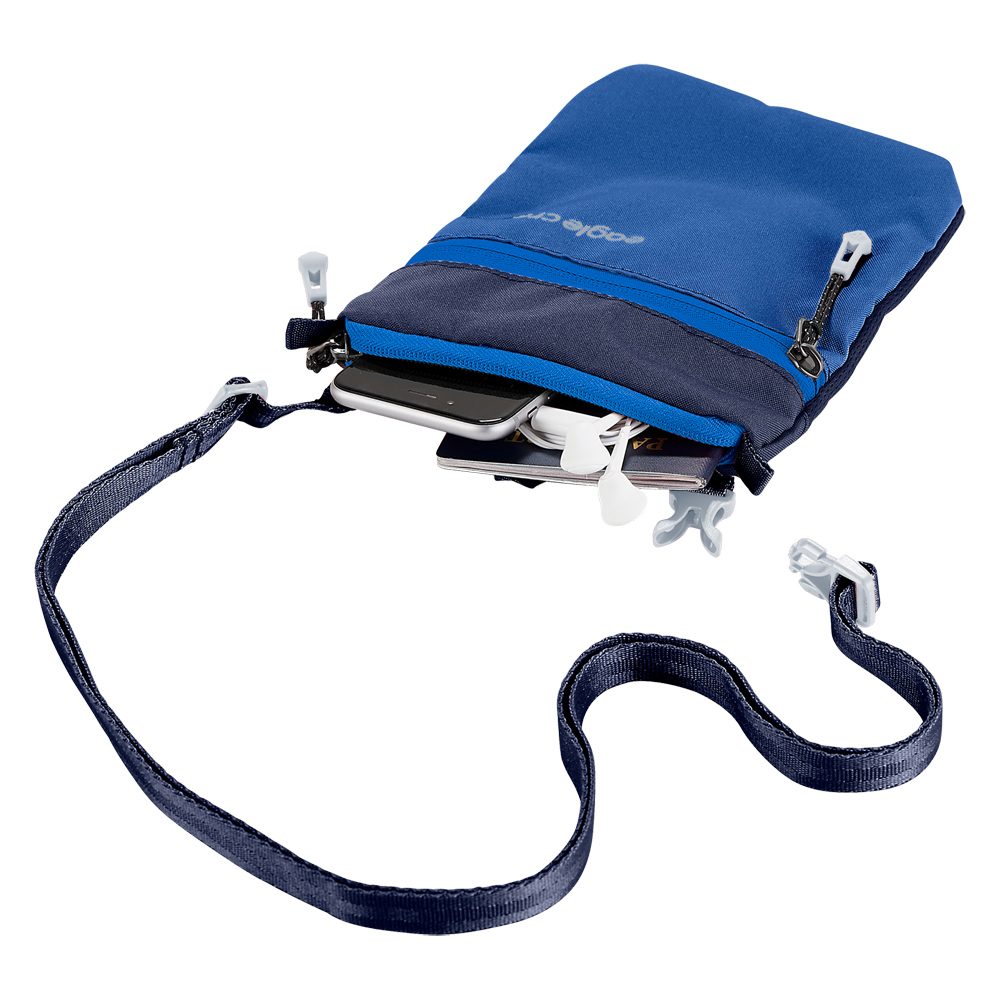 Nackplånbok - Eagle Creek Stash Neck Pouch Aizome Blue - 3