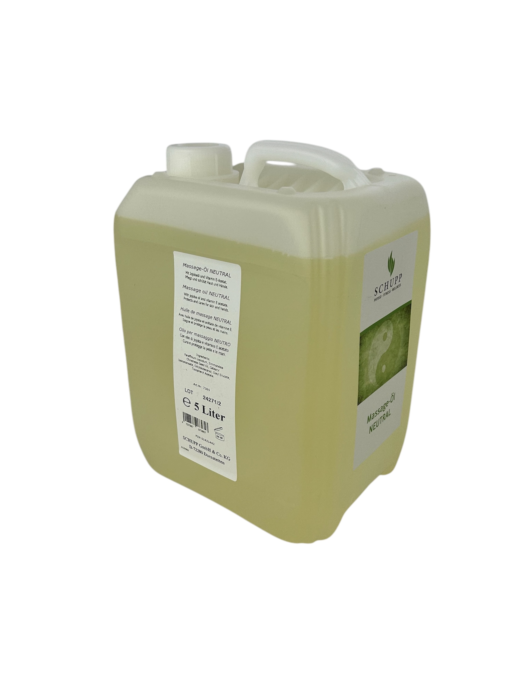 Dr. Schupp massageolja neutral-Dunk 5 liter - 2