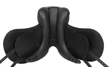 Dressyrsadel i läder med Polyflexbom. Flexzone- Saddles "Loire" - 5 Utbytbara koppjärn - 6