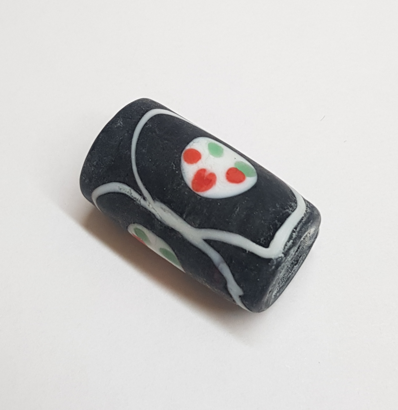 Svart pärla 30x17mm