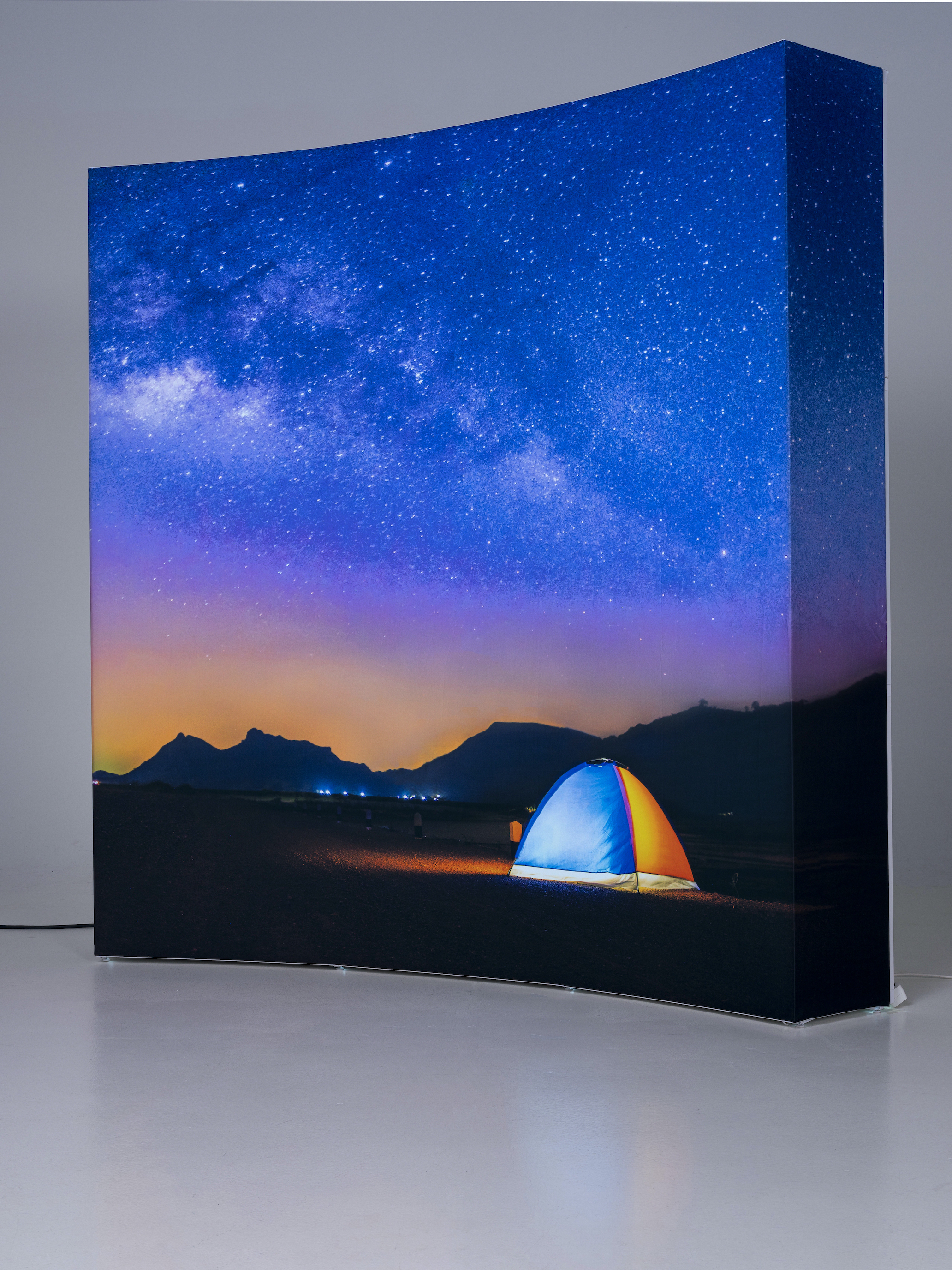 Pop-Up Impress Curved 3x3, B223 x H224