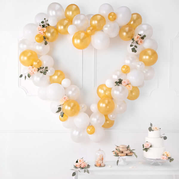Ballonger 10-pack 27cm Guld metallic - 3