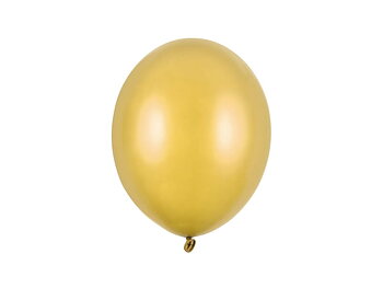 Ballonger 10-pack 27cm Guld metallic