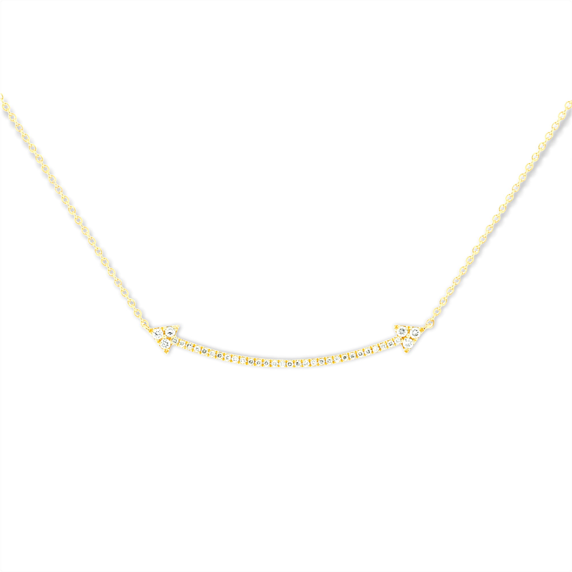DIAMOND ARROW NECKLACE - 2