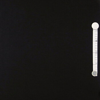 Courtelle-jersey, 330 gsm, svart