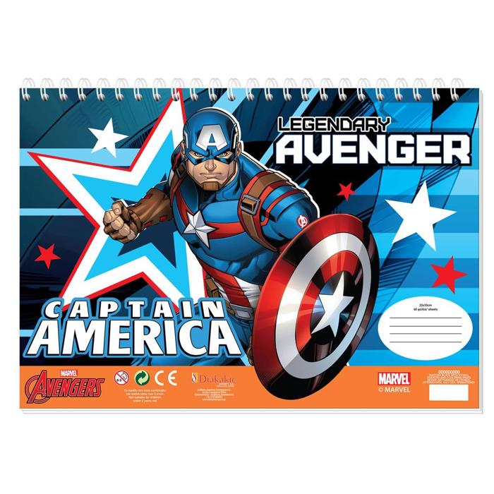 Avengers Marvel Målarbok med Klistermärken CA