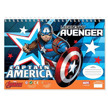 Avengers Marvel Målarbok med Klistermärken CA