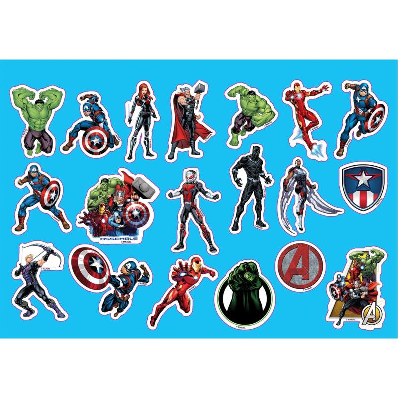 Avengers Marvel Målarbok med Klistermärken CA - 2
