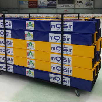 Divider match pack 30m With hockey goal and cart