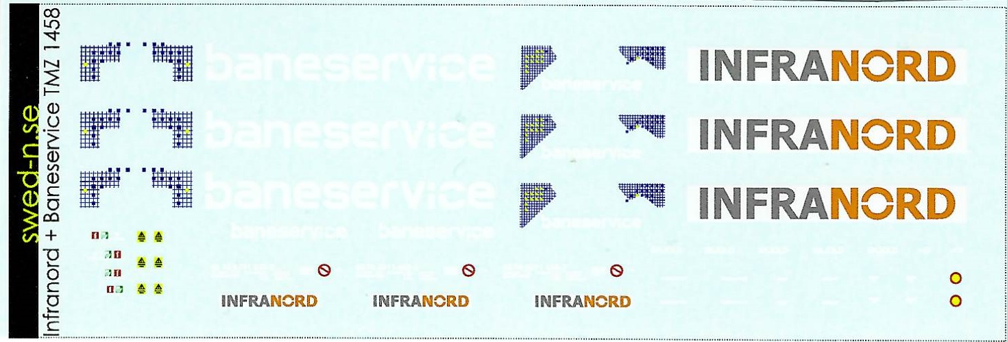 Dekalark Infranord/Baneservice TMZ 1458