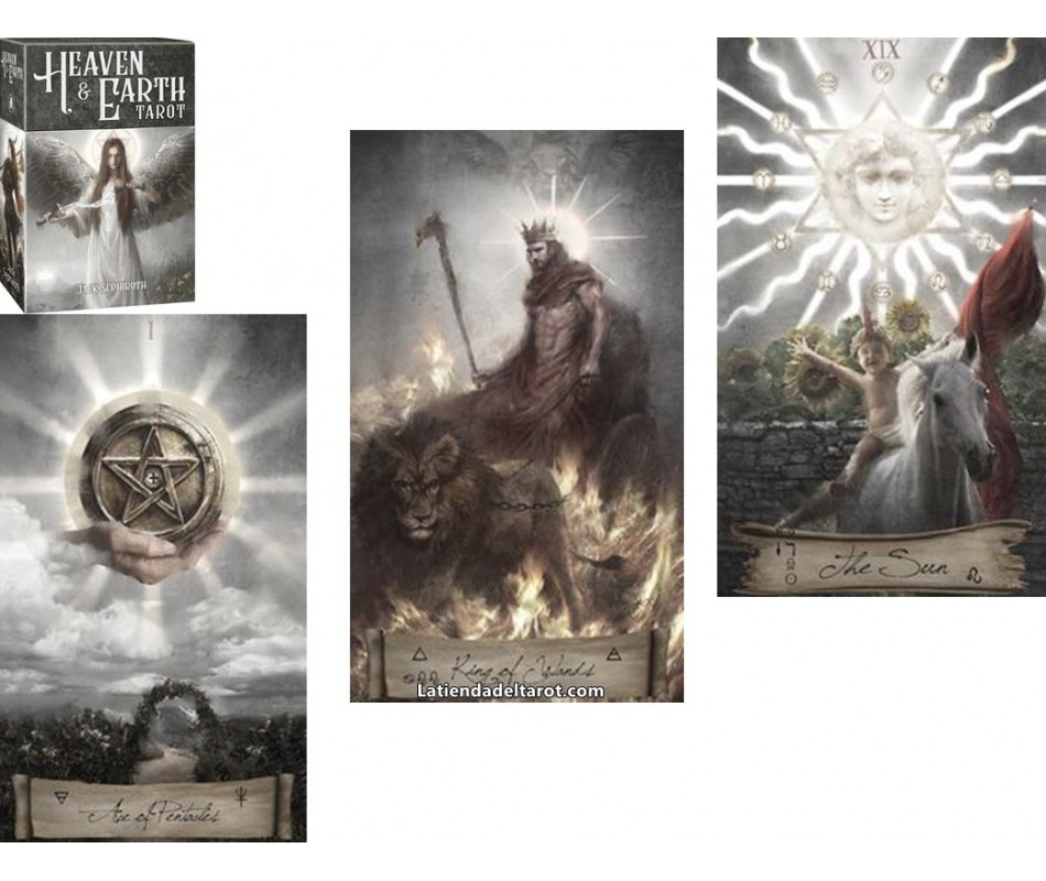 Heaven & Earth Tarot, Boxed Set - Kort med Bok - 3