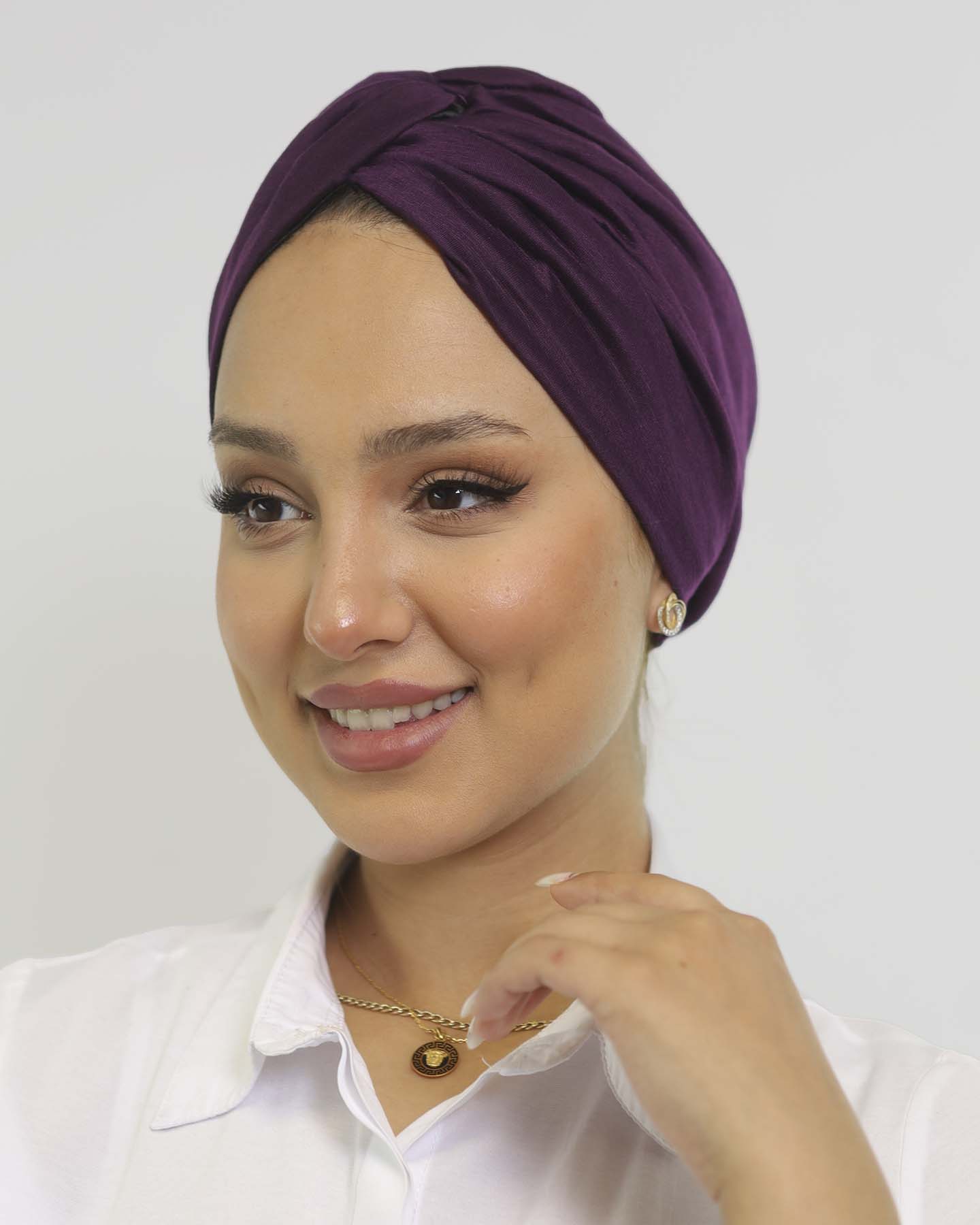 Turban - Teresa - Purple Jam