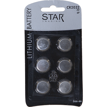 Star Trading Batteri 6-pack CR2032