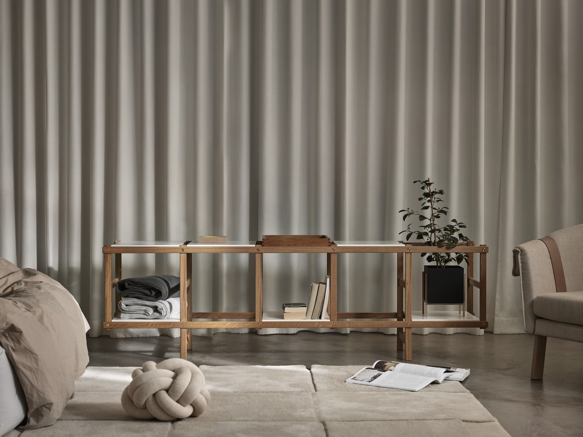 Frame Bokhylla Låg Design House  - 5