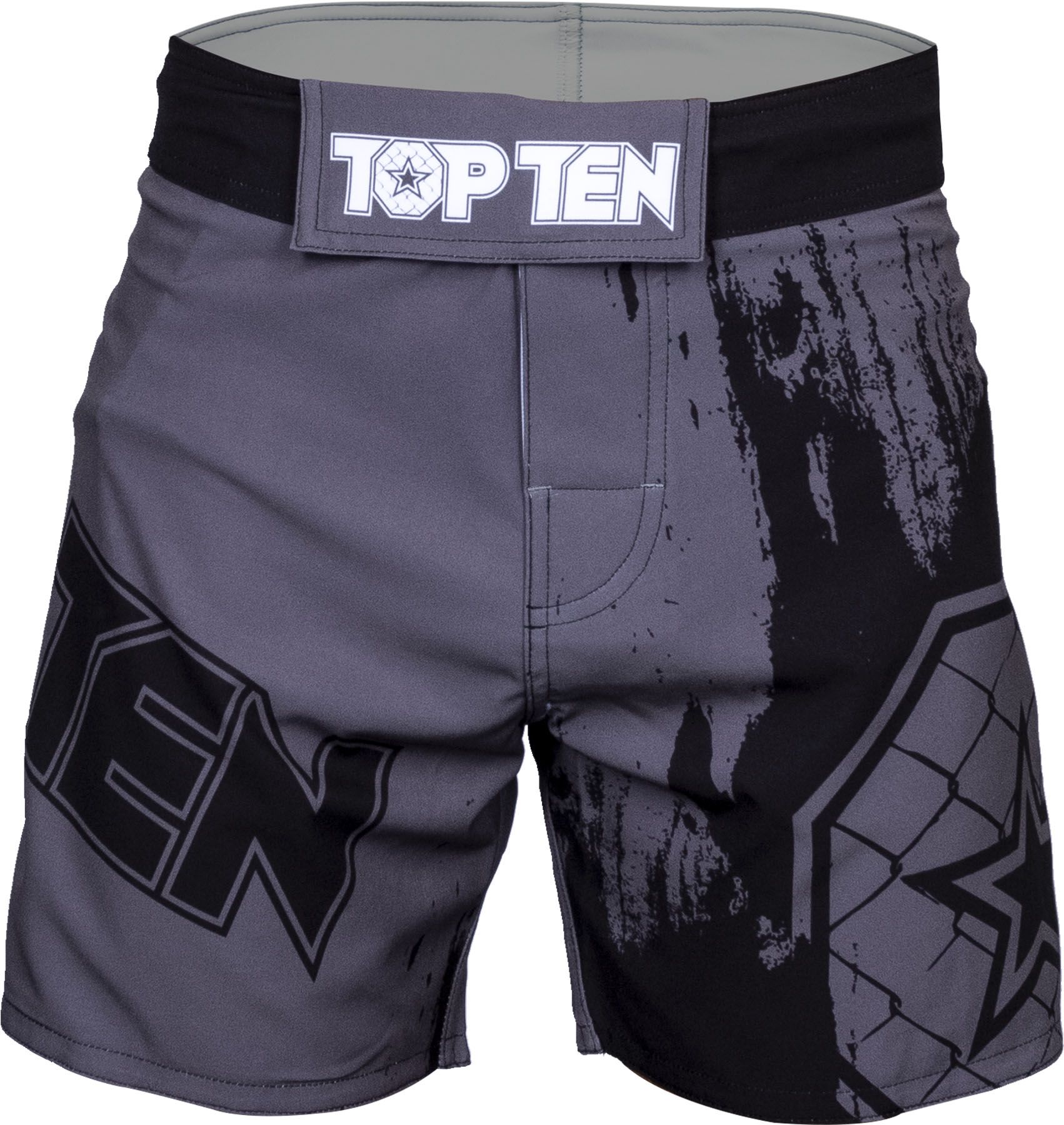 NICOPIASPORT Topten MMA Board Shorts Power Ink Svart