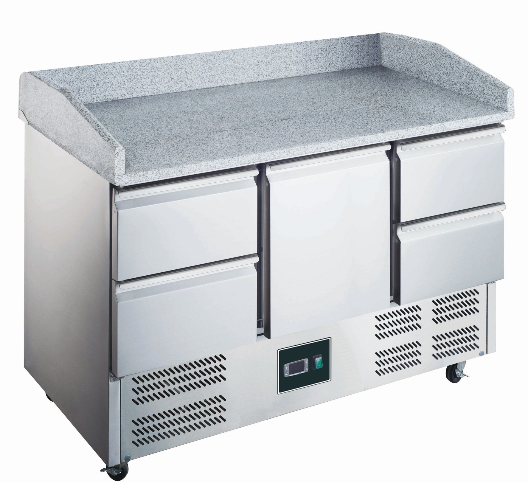 Pizza counter  with 1 door and 4 drawers