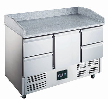Pizza counter  with 1 door and 4 drawers