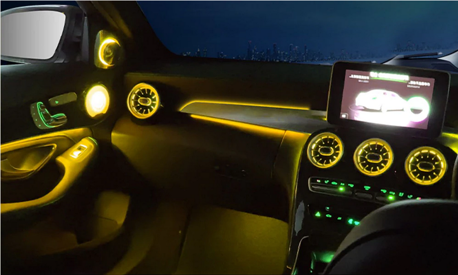 CKM Car Design 1. Interior ilummination dash trim dash Ambient Light