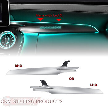 1. Interior ilummination dash trim dash Ambient Light