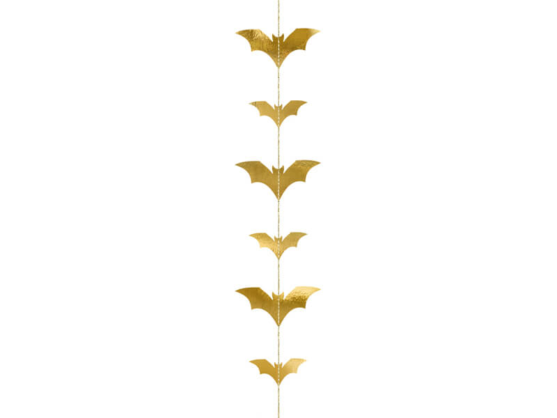 Girlang Guld med Fladdermöss - 3