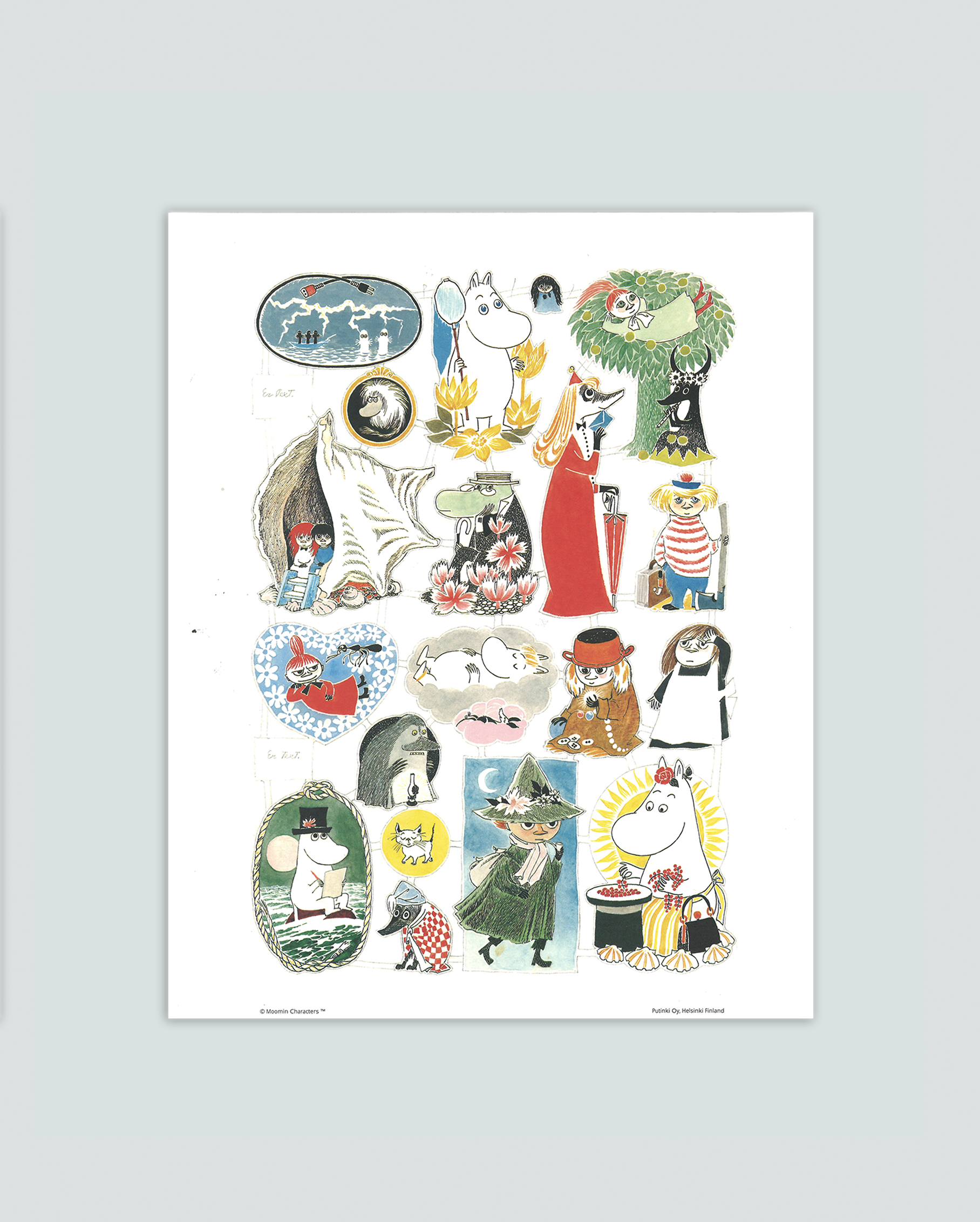 Tryck, Tove Jansson, bokmärken 