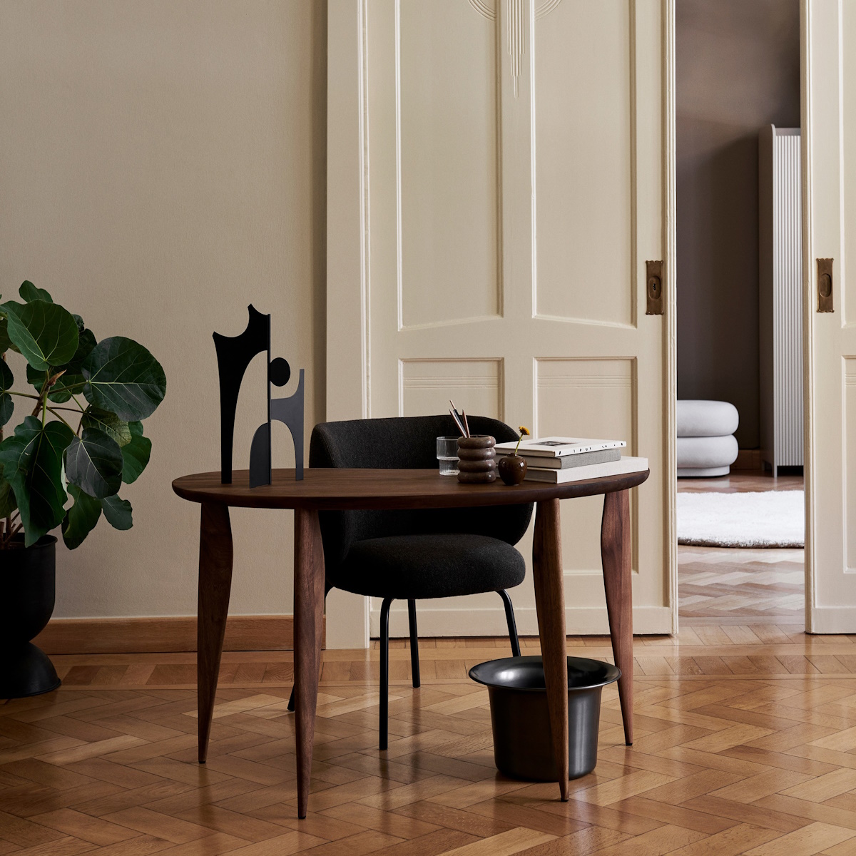 Skrivbord Feve Valnöt  Ferm Living - 2