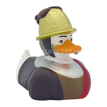 Duck with a Gold Helmet Art Ducks Badanka Lilalu 40