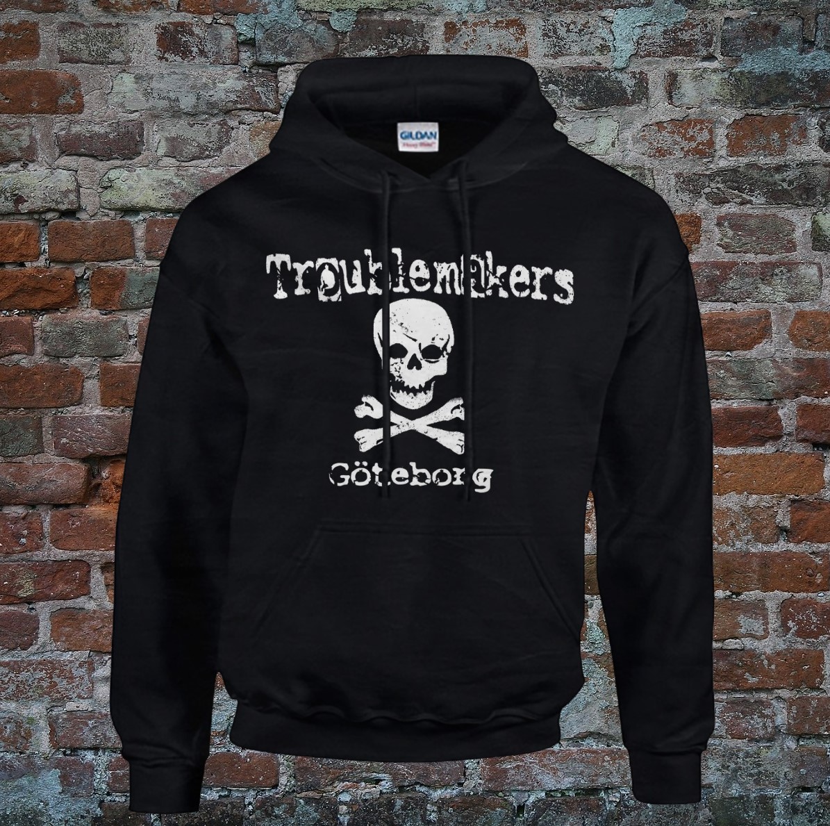 TROUBLEMAKERS - HOODIE, SKULL - 2